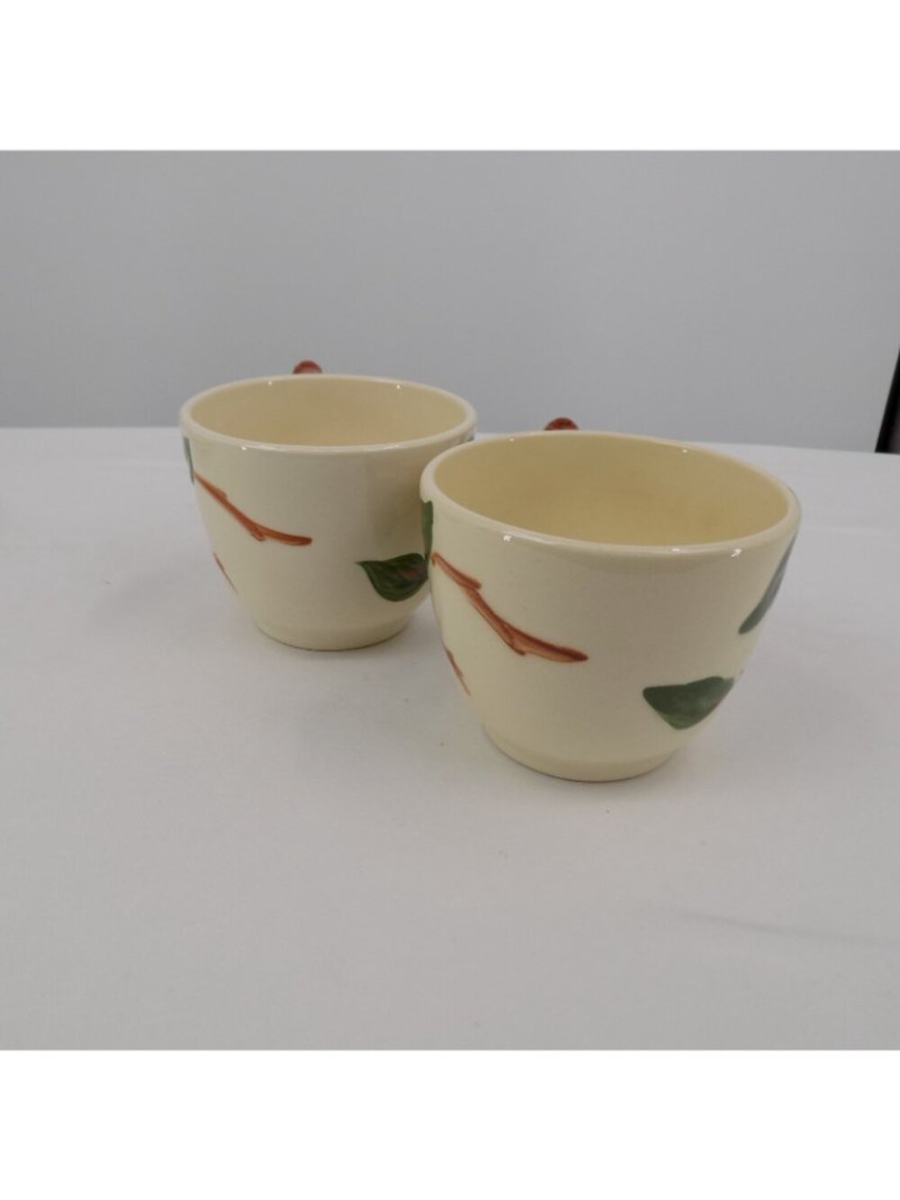 Set of 2 Franciscan Apple Cup & Saucer Set Mixed USA Backstamps Vintage - Picture 11 of 11